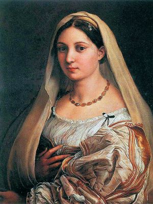 puzzle model La Velata (The Woman with the Veil)