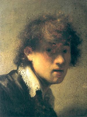 puzzle model Self-portrait at an early age