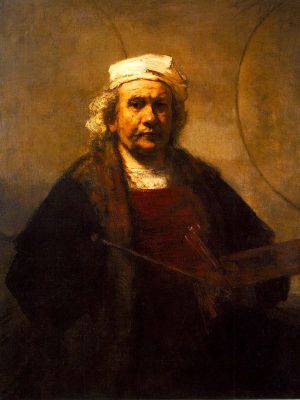 puzzle model Selfportrait with Two Circles