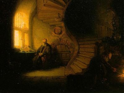 puzzle model Philosophe en méditation