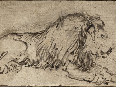 puzzle model Recumbent Lion