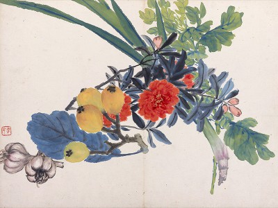 puzzle model Orange flowers, Loquats, and Garlic