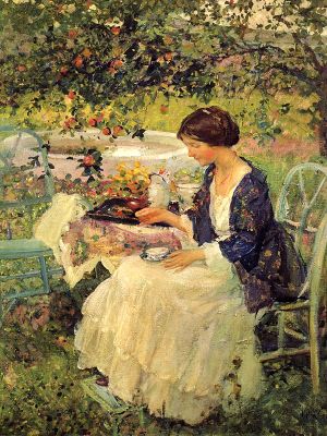 puzzle model Tea in the Garden