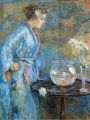 thumbnail Girl in Blue Kimono