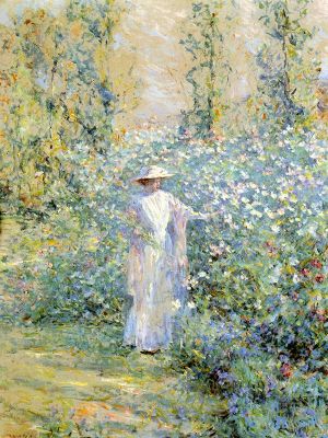 puzzle model In The Flower Garden