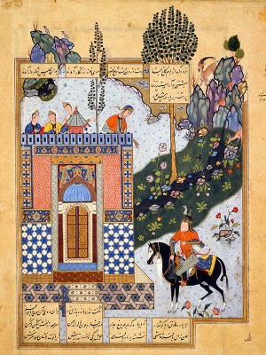 puzzle model Zal beneath Rudaba’s Balcony (miniature)