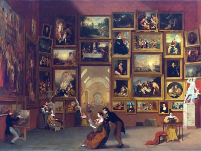 puzzle model Gallery of the Louvre