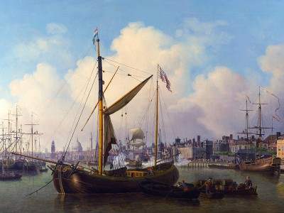 puzzle model The Thames and the Tower of London en 1771