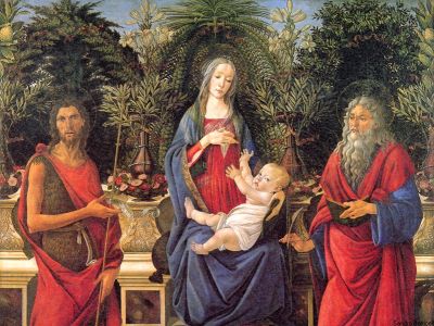puzzle model The Bardi Madonna with John the Baptist &John The Evangelist