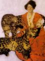 thumbnail Woman With Leopards