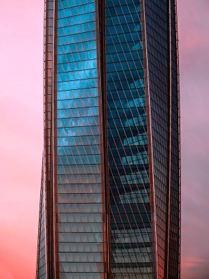 puzzle model Blue tower