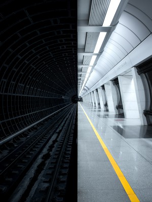 puzzle model Subway platform
