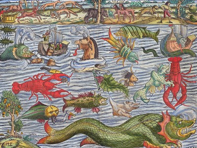 puzzle model Chart of Terrestrial and Sea Monsters