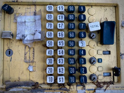 puzzle model Old cash register