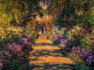 puzzle model Allée du jardin de Monet à Giverny