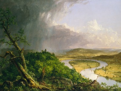 puzzle model The Oxbow - View from  Mount Holyoke after a Thunderstorm