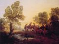 thumbnail Evening Landscape Peasants and Mounted Figures