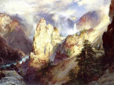 puzzle model View of the Rocky Mountains
