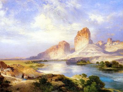 puzzle model Falaises de Green River, Wyoming