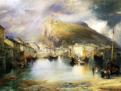 puzzle model An English Fishing Village, Polperro, Cornwall