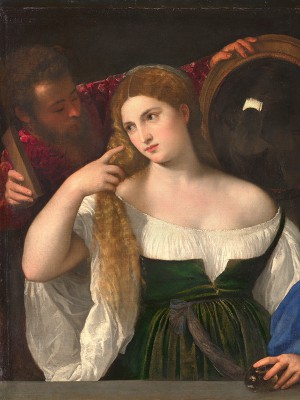 puzzle model Woman with a Mirror