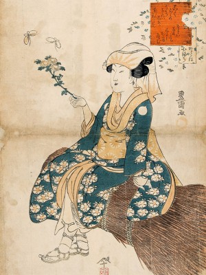 puzzle model Komachi at the Tomb