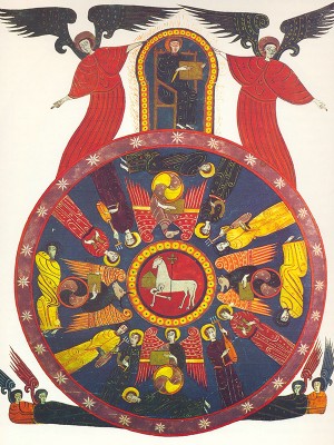 puzzle model The Great Theophany in Apocalypse, Beatus (miniature)