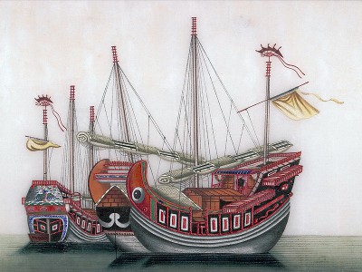 puzzle model Chinese Fujian Junk