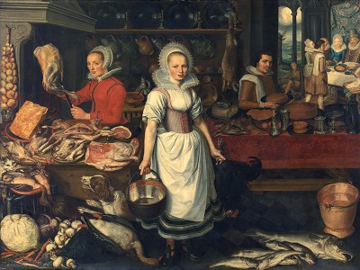 puzzle model Kitchen Scene with the Parable of the Rich Man and Poor Lazarus