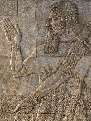 puzzle model Assyrian Low-Relief (Detail)