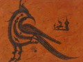 thumbnail Calligraphie arabe en forme d'oiseau : Bismillah (Turquie)