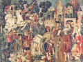 thumbnail La Chasse à la licorne 6. La licorne est amenée au château (tapisserie)