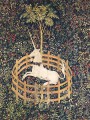 thumbnail The Hunt of the Unicorn 7. The Unicorn Rests in a Garden(tapestry)