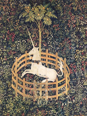puzzle model The Hunt of the Unicorn 7. The Unicorn Rests in a Garden(tapestry)