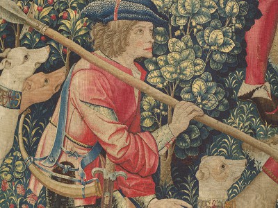 puzzle model The Hunt of the Unicorn, detail (tapestry)
