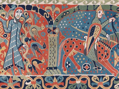 puzzle model Baldishol Tapestry (Norway)