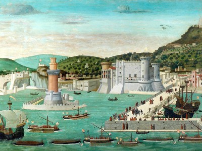 puzzle model City of Naples : Alfonso V of Aragon Naval Victory on John of Anjou