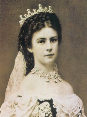 puzzle model Empress Elisabeth (Sisi) of Austria on the day of her coronation as Queen of Hungary, 8 June 1867