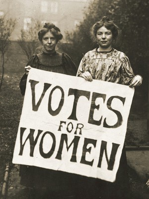 puzzle model Suffragettes britanniques