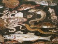 thumbnail English: Mosaic of marine life, Pompeii (roman mosaic)