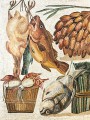 thumbnail Fish and Vegetables Hanging up in a Cupboard, Still-life. Roman Mosaic