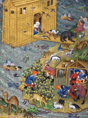 puzzle model Sortie de l'arche de Noé (miniature)