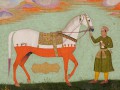 thumbnail Portrait d'un cheval et de son palefrenier