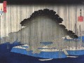 thumbnail 8 Views of Omi. 2. Night Rain in Karasaki