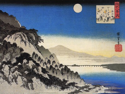 puzzle model 8 Views of Omi. 3. Autumn Moon at Ishiyama Temple