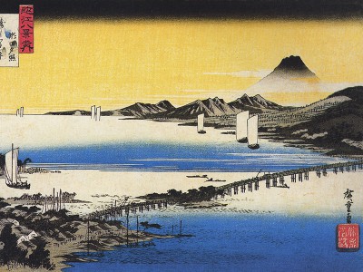 puzzle model 8 Views of Omi. 7. Evening Glow In Seta