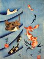 thumbnail Raie et poissons rouges