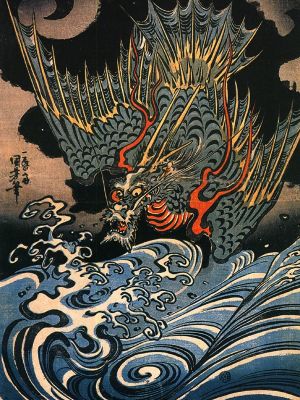 puzzle model Japanese Sea Dragon