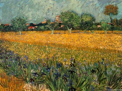 puzzle model The Wheat Field with Irises