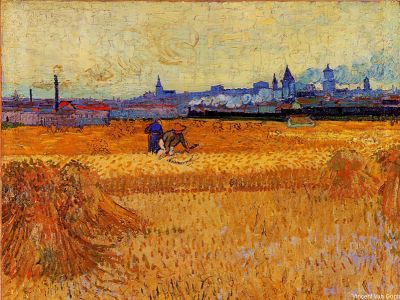 puzzle model Arles, View from the Wheatfield